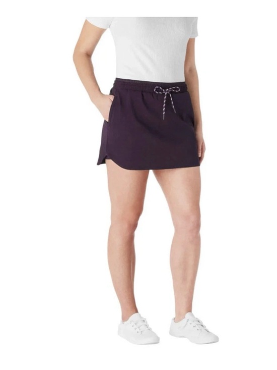 Member's Mark Pants - Casual Drawstring Skort in Black. Nylon/spandex Blend.